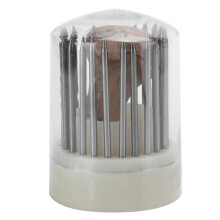 Conjunto de ferramentas para cravar pedras, incluindo cabo, para fabricação de joias e bijuterias. Ideal para gravar e fixar pedras soltas.