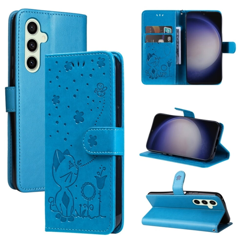 Cat&Bee Pu Leather Flip Wallet Case For Samsung Galaxy 9180435631565