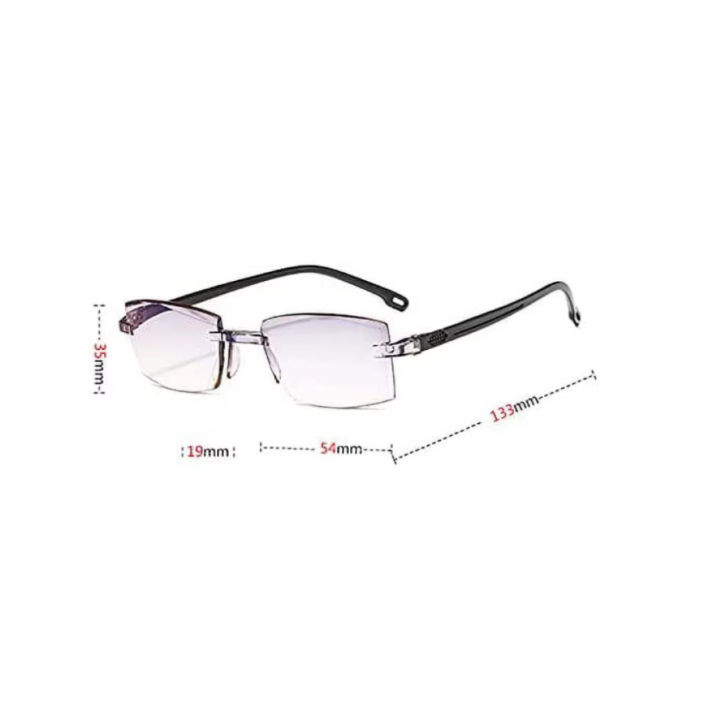 Blue Lightweight And Comfortable Reading Glasses, Anti Light Presbyopia Glasses With Progressive Lenses, Hd Clear Vision For Near And Far Use,