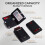 Πορτοφόλι για άνδρες 9-13Cards RFID Blocking Pop Up Card Change με παράθυρο ταυτότητας και ελαστική 4