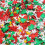 Weihnachtskonfetti aus Kunststoff, Schneeflocken & Weihnachtsmänner (1 Packung) 4