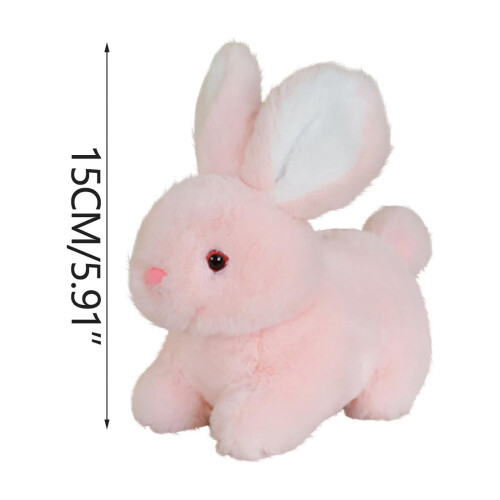 White Bunny Plush Toy Soft 6 Inch 1
