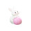 Easter Bunny Desktop Ornament Cute Rabbit Figurine 3