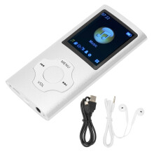 Slim MP3Music Player with1.8Inch LCD Screen, Support Voice Recorder Book Reader Photo Video, Multi Function Mp3Music Player with FM Radio,