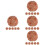 24Pcs Creative Fake Beef Meatball Models Safe Durable Home Decor 7