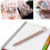 Στυλό Big Crystal Diamond Ballpoint Metal Bling για γραφεία και σχολεία, ασημί/λευκό με πουά/ροζ 4