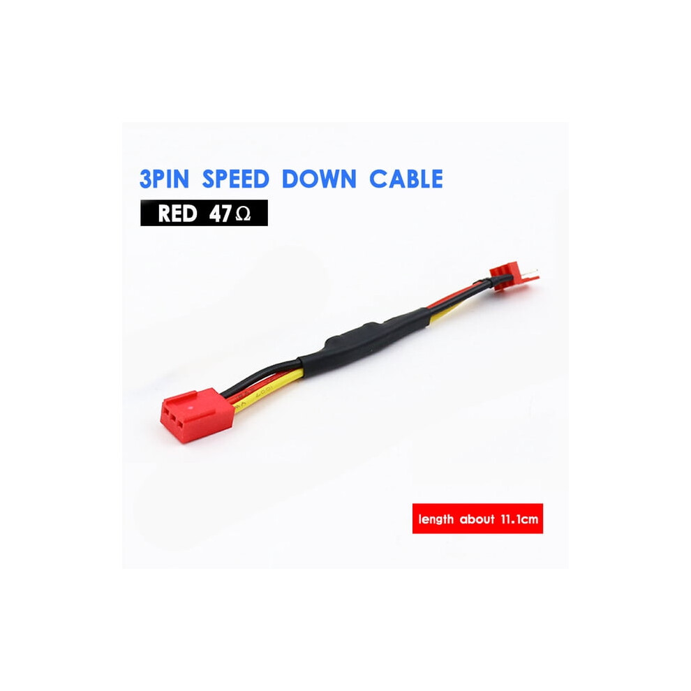 Computer Case Cpu Cooler Gpu Video Card Fan 2Pin 3Pin 4Pin D Ide Resistor Speed Down Cable Reduce Speed And Noise 9165521689439