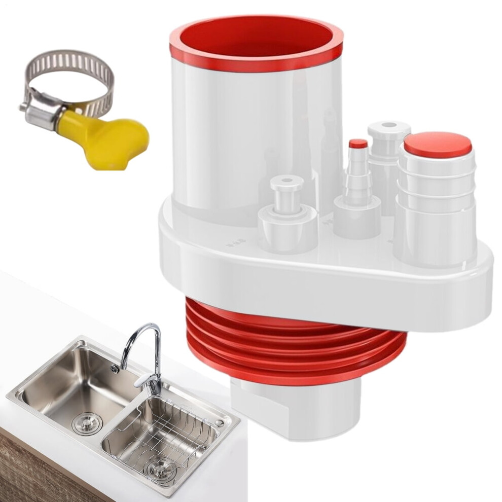 Sink Pipe Under Sink Plumbing Kit Sewer Adapters For Bathroom Shower Bathtub Rv Outdoor Basement Floor Septic Tank Access Kind 9130661973182