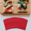 Small Beverage Napkins - 5 x 5 - Red - 50/Pack 3