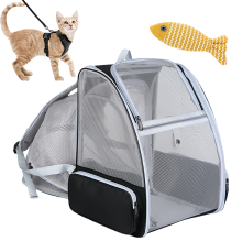 Breathable Mesh Pet Carrier, Spacious Interior Design Backpack for Cats Dogs, Comfortable Carrying System with Ventilated Design, Sturdy Build for