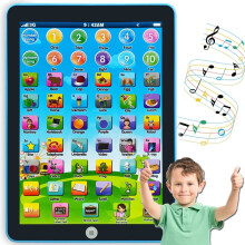 Wyprzedaż świąteczna: Tablet do nauki dwujęzycznej dla dzieci, zabawka edukacyjna dla maluchów i dzieci na wczesnym etapie rozwoju –
