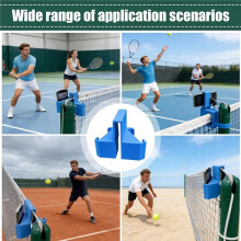 Tennis-Kamerahalterung, Sichere Halterung für Smartphone und Action-Cam mit Zwei Perspektiven, zum Aufzeichnen und Analysieren Von Spielen