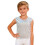 Kids leopard glitter tank top white 130 5