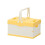 Boîte de rangement pliable de camping jaune (1 pièce) 1