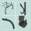 Clothes Rack on Wheels with Double Rails and Shelves 4