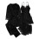 Women's Satin Pajama Set Long Sleeve 5-Piece 7