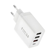 Hoogefficiënte USB-oplader voor moderne apparaten, brede compatibiliteit, slimme chip voor laadbeveiliging, intelligente druppellaadmodus.