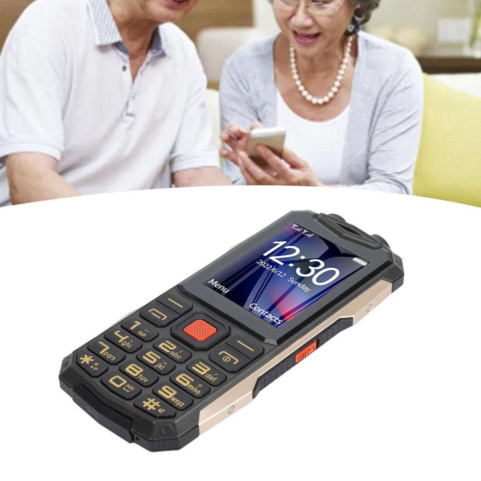 Elderly Mobile Phone 2G 4800Mah 2.6" Slim Dual Sim Sos Black 3351387233862