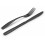 Flatware Set Matte Black Stainless Steel 20-Piece 3
