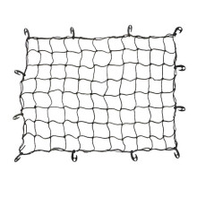 Elastic Cargo Net for Pickup Truck Bed, Durable Netting Bungee Net with12Mounting Clips, Heavy Duty Cargo Net with Reliable Security for Car Trunk