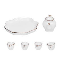 Vintage Weddings Inspired Ceramic Serving Bowls Small Kitchen Serving Bowls For Role Play Games Farmhouse Dessert Bowls With Chic Appeal In Dollhouse
