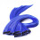 Extension per capelli sintetiche blu con clip, 10 pezzi 2