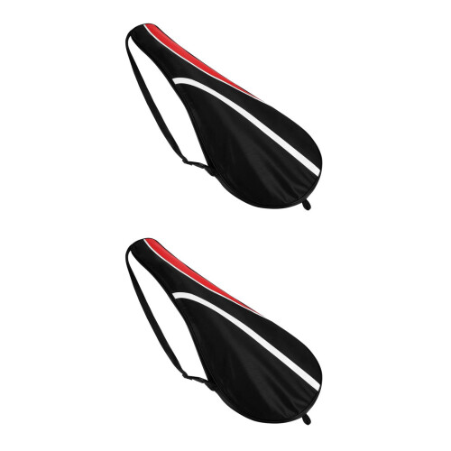 2Stk Badminton Bag Racketschutzhülle Mit Komfortablem Gurt