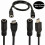 Καλώδιο επέκτασης Micro USB αρσενικό σε θηλυκό 3,5 χιλ. Καλώδιο προσαρμογέα ήχου 3,5 χιλ. 8