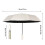 Reflekterende rejseparaply med karabinhage, 122 cm 2