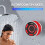 Bluetooth Shower Speaker IP7 Waterproof with Time Display 5