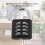 Smart Combination Lock,8 Digit Resettable Password Padlock,Portable Combination Code Padlock Security Password Lock 3