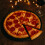 Ensemble de 4 plaques à pizza antiadhésives avec support 2