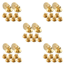 50Pcs Gold Earring Backs Stoppers for Studs Heavy Earrings Durable Use