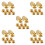 50Pcs Gold Earring Backs Stoppers for Studs Heavy Earrings Durable Use 1