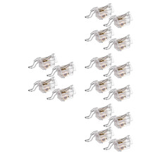 16Stk Fensterjalousien Schnurstopper Pom Transparent