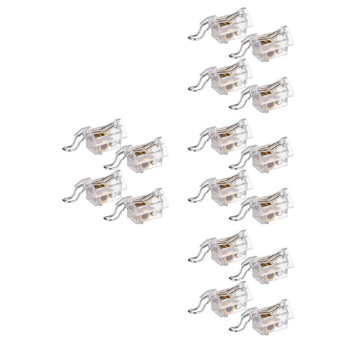 16Stk Fensterjalousien Schnurstopper Pom Transparent