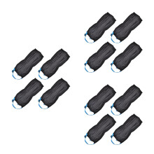 6Pairs Adjustable Black Winter Waterproof Outdoor Gaiters for Skiing