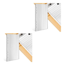 2Stk Transparente Acryl Ringordnerhülle A5 Planer Notizbuch