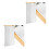 2Stk Transparente Acryl Ringordnerhülle A5 Planer Notizbuch 1