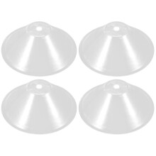 4Pcs Transparent Sprayer Nozzle Guards with Splashproof Design
