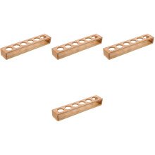4Pcs Wooden Storage and Display Rack for Home Use