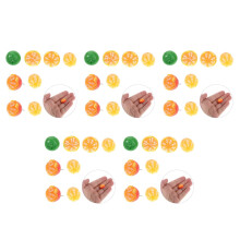 75Pcs Cute Orange Resin Thumbtacks for Whiteboard Memo Board Push Pins