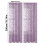 French lace window panel sheer drape with bar design 1 piece 2