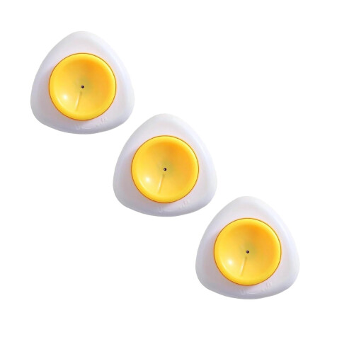 3-Pack Egg Piercer Tool for Hard-Boiled Eggs, Compatible with All Eggs, White 1