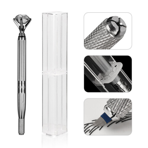 Multi Function Permanent Makeup Pen With Disposable Eyebrow Microblading Needles Lock Pin Device And High Precision Micro Shading Tech For All Skin