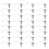 100Stk Led Strip Licht Halterungen Mit 1