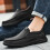 Ανδρικά Slip-On Loafer, άνετα παπούτσια οδήγησης με Slip-On στυλ, δερμάτινο άνω μέρος 3