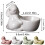 Ceramic Rabbit Egg Cup, Easter Bunny Egg Holder for Soft-Boiled Eggs, Home & Kitchen Decor, 3.5"x2.6", 1 Pack 2