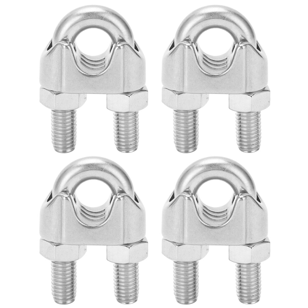 Corrosion Resistance Stainless Steel Wire Rope Clamp Load Bearing Capacity Durable Construction U Bolt Saddle Fastener Temporary Guardrail Systems 9551475325491