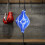 2Pcs Durable Blue Boxing Double End Bag with PU for Accuracy 3